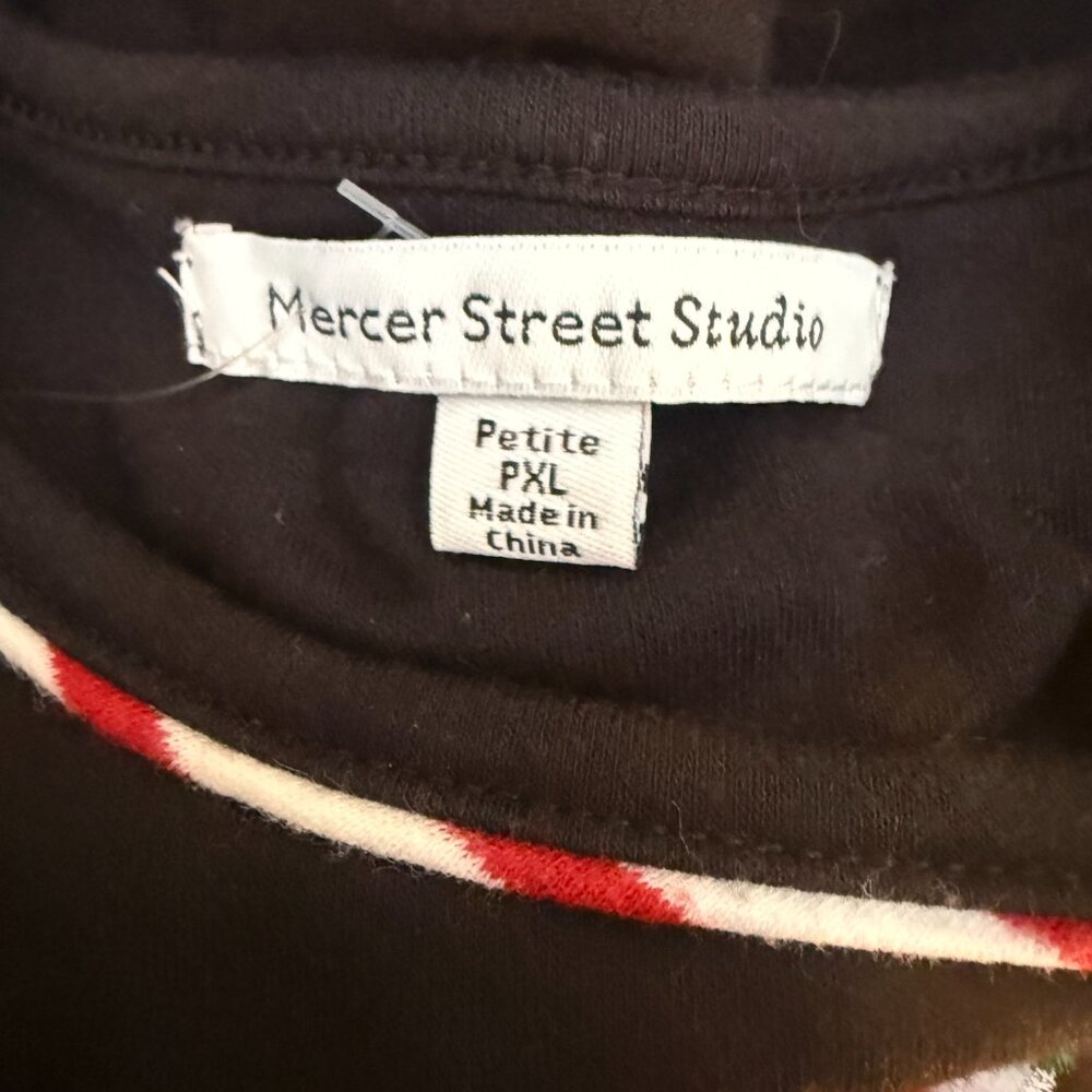 Mercer Street Studio Snowman Holiday Top Petite XL - Picture 8 of 11